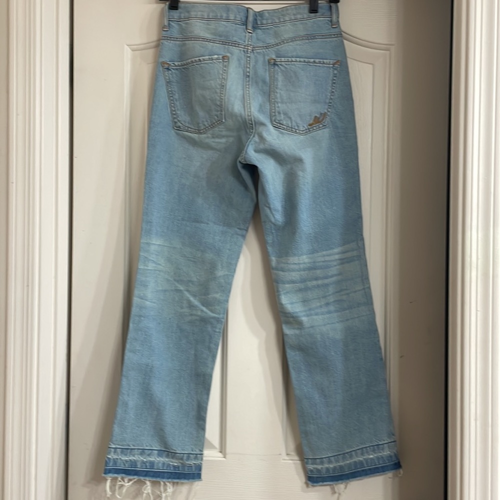 NWT | Express Straight Crop High Rise Jeans - Picture 5 of 10